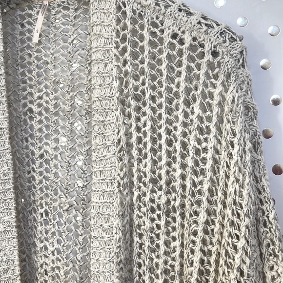 FREE PEOPLE | Cardigan Silver Colored Cardigan - Picture 6 of 10